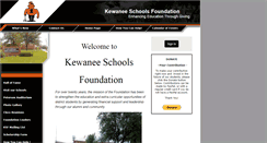 Desktop Screenshot of kewaneeschoolsfoundation.org